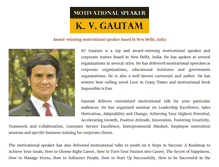 Tablet Screenshot of motivationalspeakergautam.com